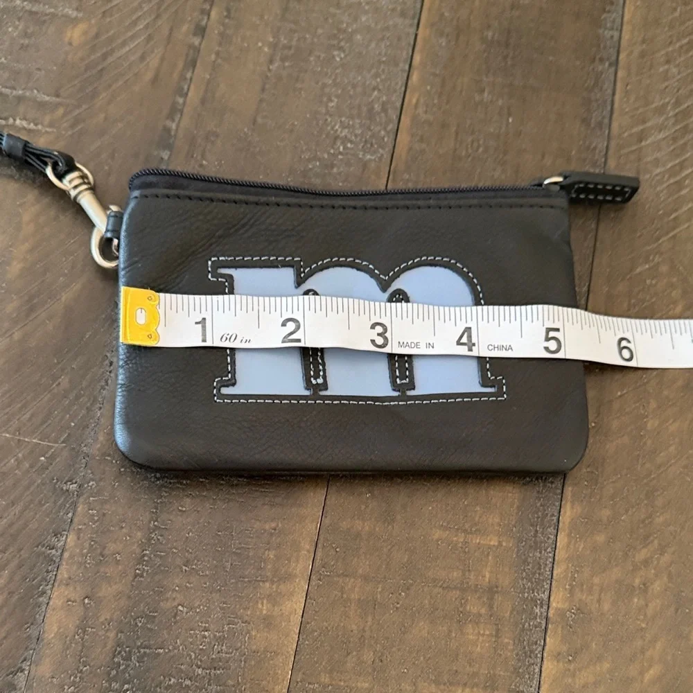 Rolfs Black Wristlet with M Monogram